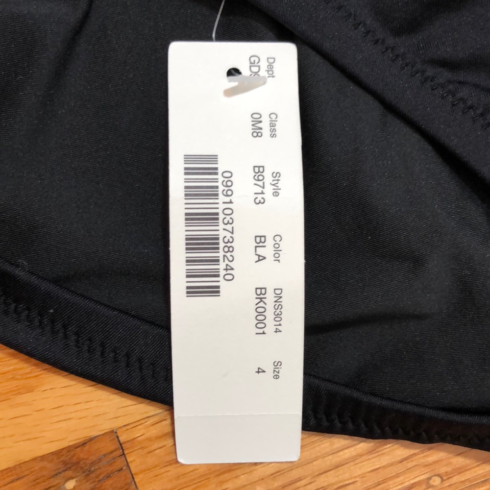 J. Crew NWT Black Cutout One Piece Swimsuit Sz 4 - Picture 6 of 14